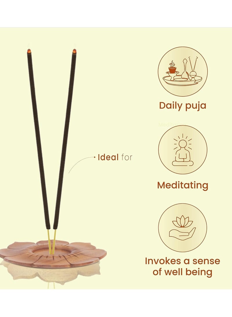 Cycle Pure Agarbatti Three in One Incense Sticks || Pack of 4 || 3 Signature Fragrances Floral, Woody, Lily I Natural Fragrance for Puja, Meditation, Refreshing Ambience
