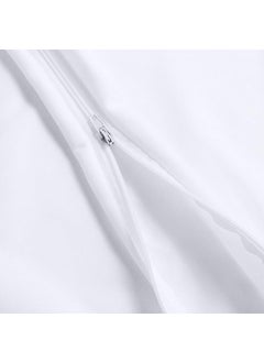 AMAR HOMES COMFORTABLE SLEEP Amar Homes 100 Water Resistant Pillow Protector Terry Cotton 220 GSM White Pack of 4 16x24 Zippered Closure Complete Protection Against Water Spills Dust Mites Bedbugs and Allergens  - Image 5