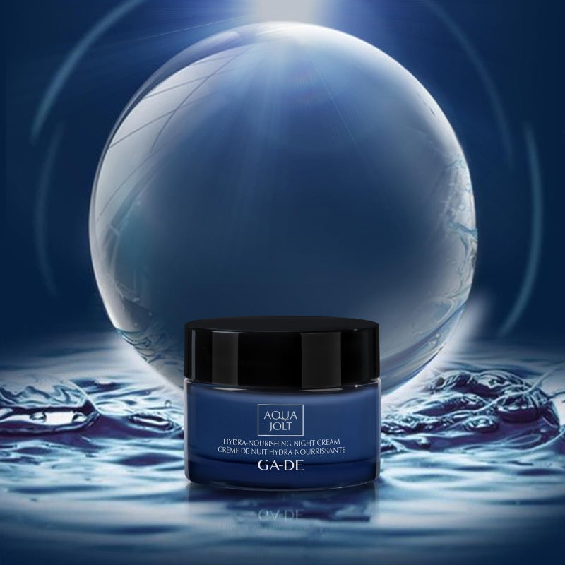 GA-DE Aqua Jolt Hydra-Nourishing Night Cream - Face Moisturizer with Hyaluronic Acid - Face Cream with Tamarind Extract H-22 and Vitamin E - 1.7 oz - Image 4