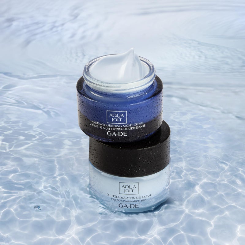 GA-DE Aqua Jolt Hydra-Nourishing Night Cream - Face Moisturizer with Hyaluronic Acid - Face Cream with Tamarind Extract H-22 and Vitamin E - 1.7 oz - Image 2