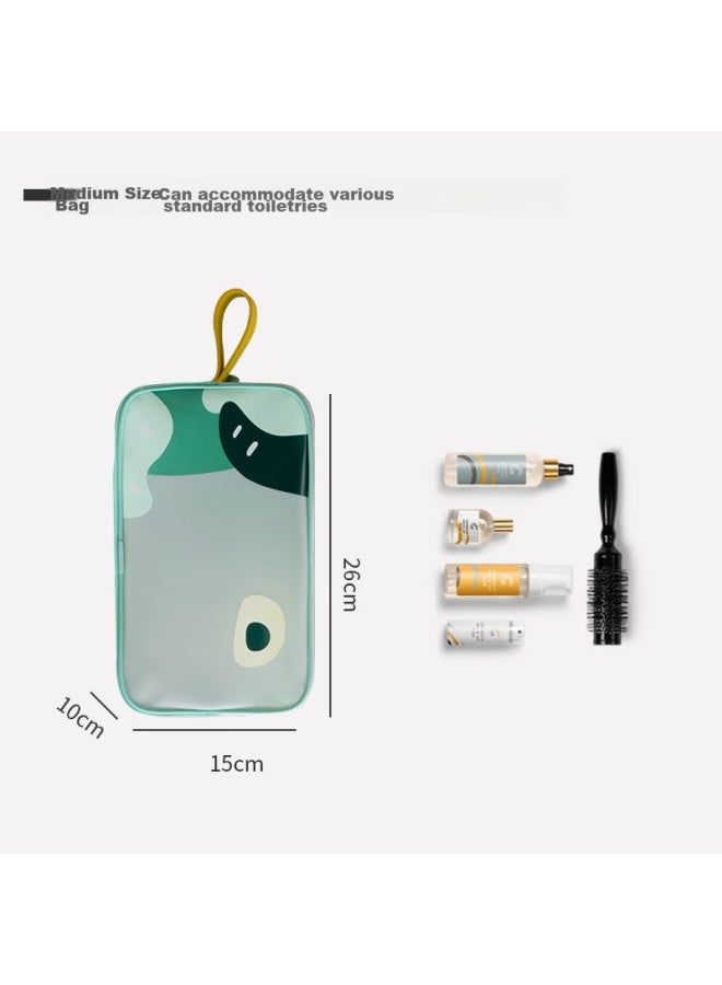NOLANSEND Nuolansendi Travel Toiletry Bag, Tpu Semi-transparent Water-resistant Makeup Bag, Universal Portable Swimming Bag, Fitness Sports Storage Bag - Image 4