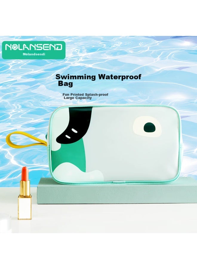 NOLANSEND Nuolansendi Travel Toiletry Bag, Tpu Semi-transparent Water-resistant Makeup Bag, Universal Portable Swimming Bag, Fitness Sports Storage Bag - Image 1
