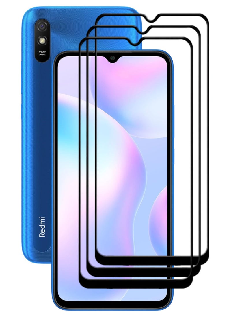 أكاليكس 3  قطع، حماية شاشة،  لهاتف شاومي ريدمي 9A  ، جودة ممتازة. - Image 1