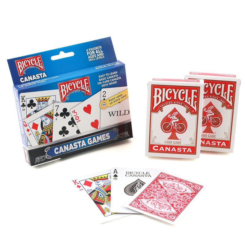 Bicycle Canasta Games Playing Cards, Multicolor - Image 1