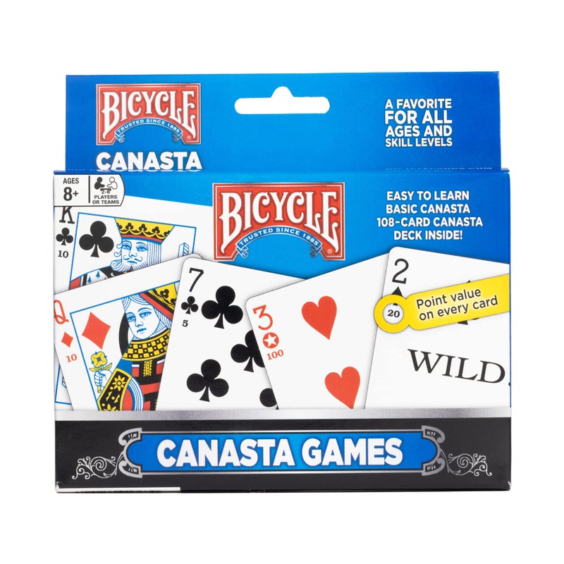 Bicycle Canasta Games Playing Cards, Multicolor - Image 2