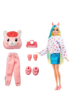 Mattel Games Barbie Cutie Llama Reveal Doll  - Image 3