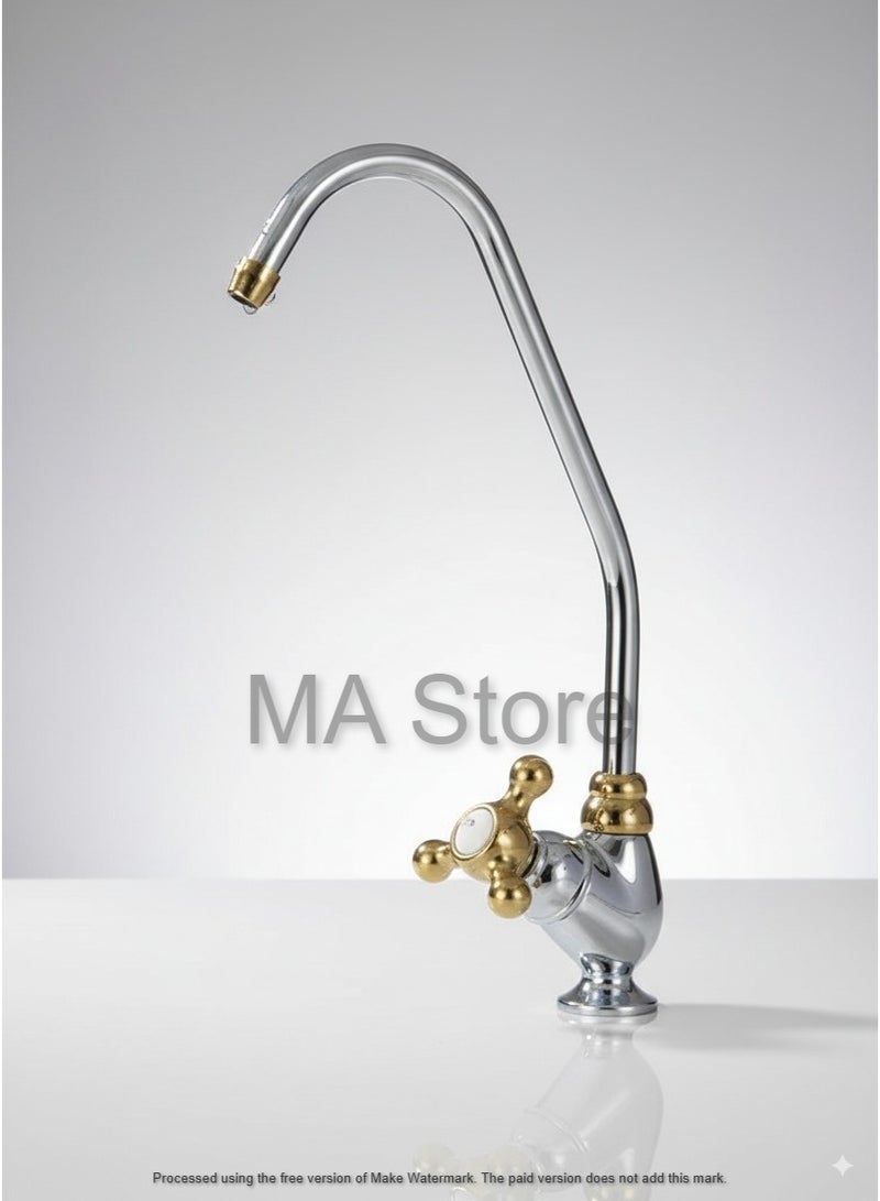 لوكس فلتر مياه الصنبور فضي/ذهبي - Image 1