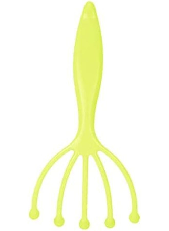 Handheld therapeutic scalp massager with rotating stainless steel beads for the growth of oily and dry curly hair - Image 2