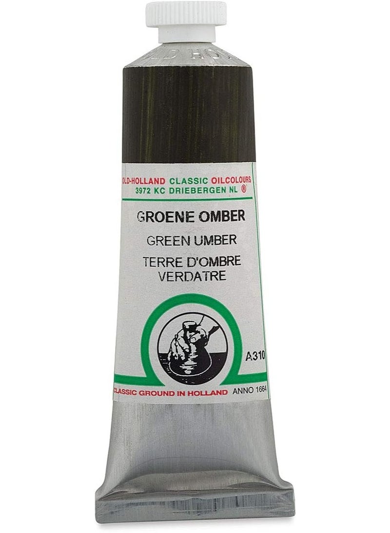 Old Holland Classic Oil Color - Green Umber 40ml Tube 40ml Tube