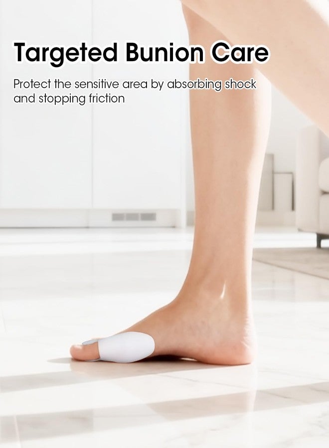 MQ Bunion Pads & Big Toe Protectors, 14 Gel Toe Caps for Comfort & Support, Soft Latex-Free Gel Pads Reduce Friction, Fit Most Shoes, Unisex for Daily Use - Image 4