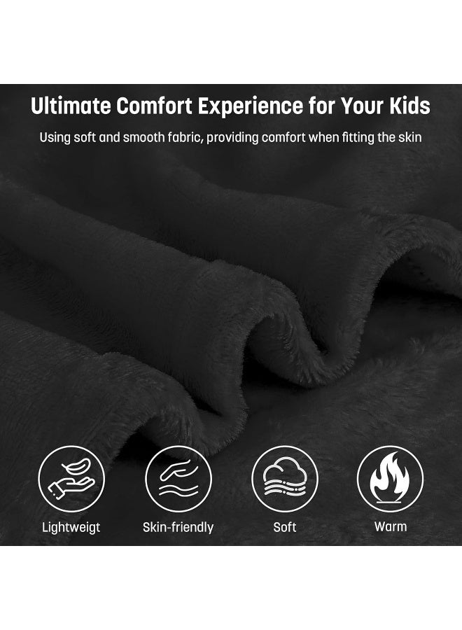 Catalonia Catalonia boys Hoodie Sweatshirt Kids Oversized Blanket Sweatshirt, Sherpa Fleece Hoodie, Super Soft Warm Comfortable Pullover with Large Front Pocket for Boys Girls Teens (7-13 yr) - Image 2