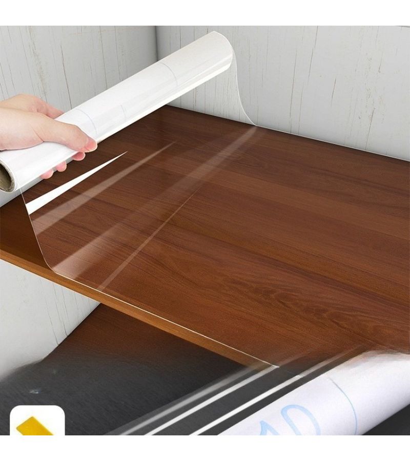 Transparent Thickened Kitchen Oil Proof Sticker 35.43x78.74 Inch Waterproof Splash Guard Film - Image 2