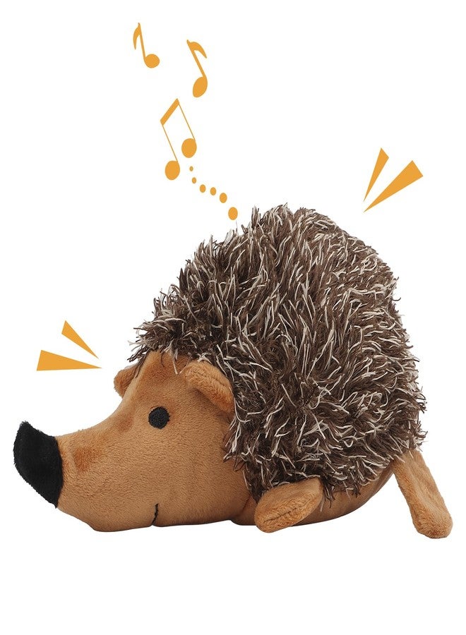 Pilipane Plush Dog Toy, Hedgehog Dog Squeaky Toy, Soft Animal Plush Dog Toothbrush Chew Toy, Interactive Squeaky Hide and Seek Plush Dog Toy, Stuffed Biting Training Playing Toys for Pet Puppy Chewers - Image 1
