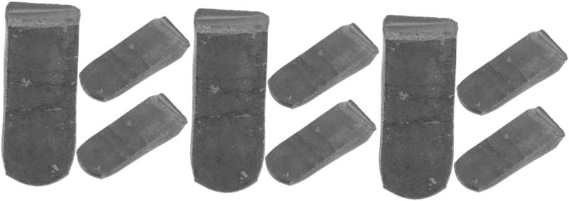 3 8X1 6CM Splitting Wedges 9pcs Dark Grey Hatchet Handle Fixing Accessory - Image 1