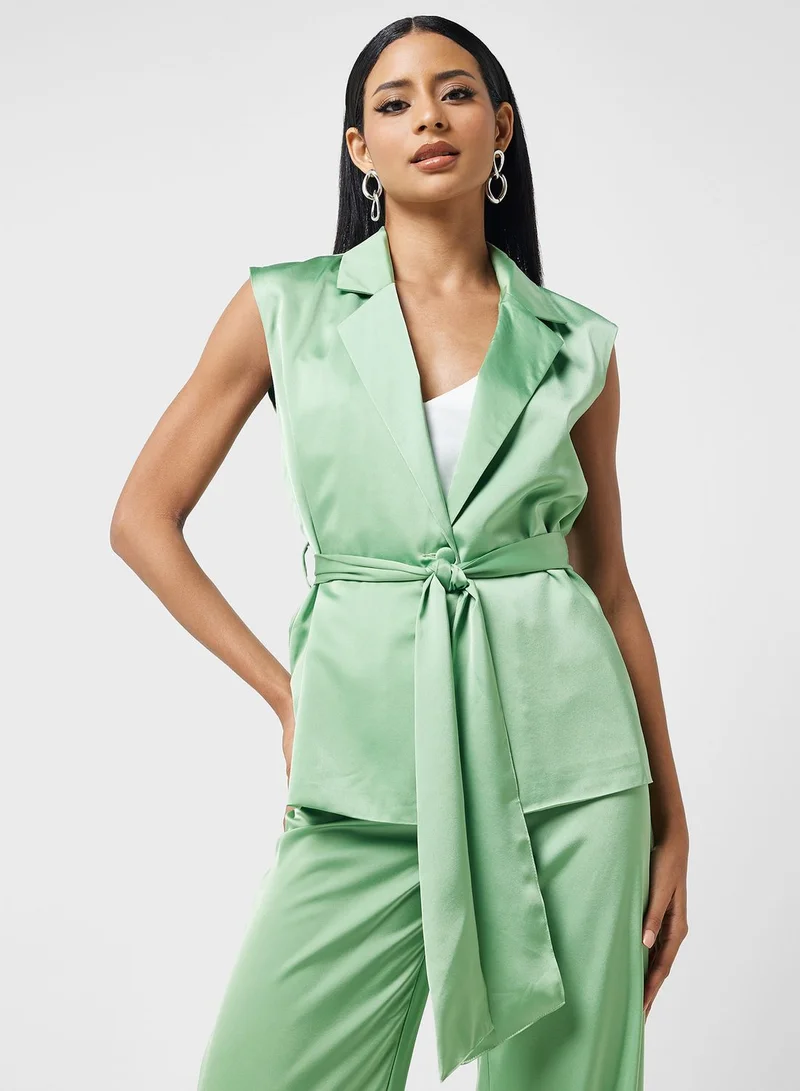 ELLA Sleeveless Blazer Vest & Pant Set