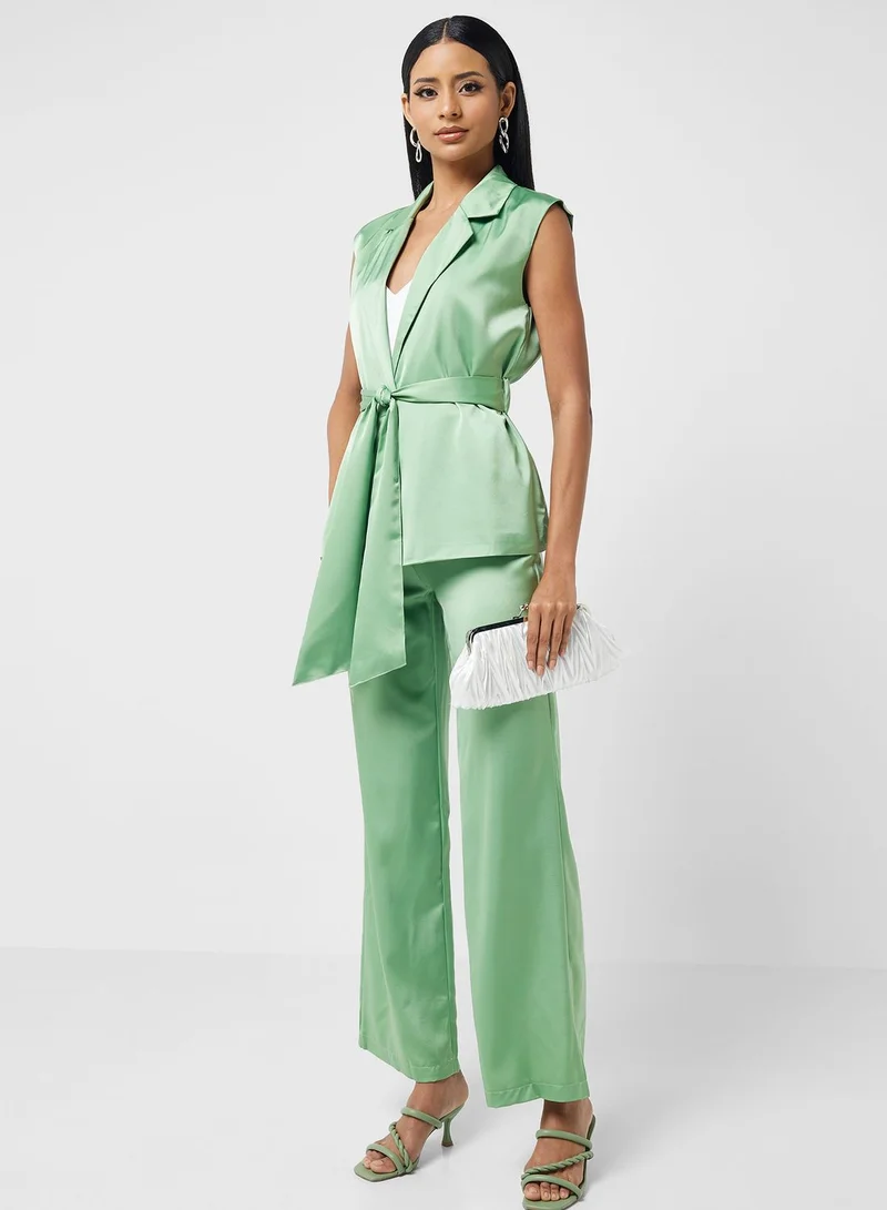 ELLA Sleeveless Blazer Vest & Pant Set