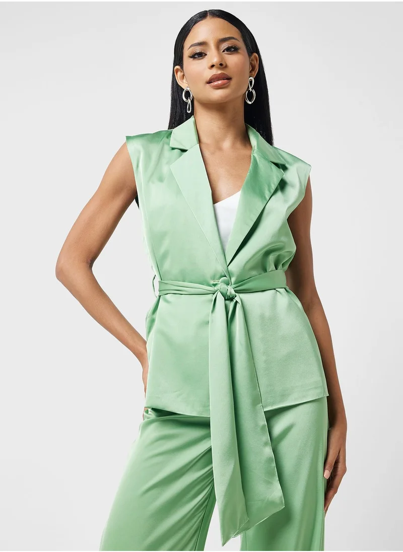 ELLA Sleeveless Blazer Vest & Pant Set