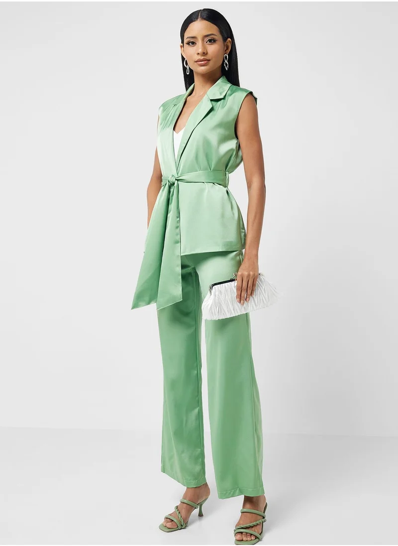 ELLA Sleeveless Blazer Vest & Pant Set