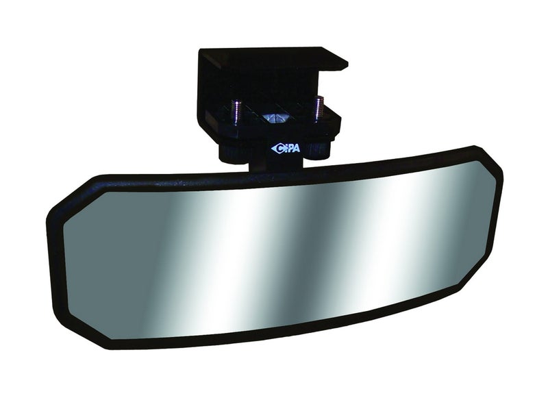 CIPA 11119 Economy 2.5" x 8" Marine Mirror , Black - Image 1