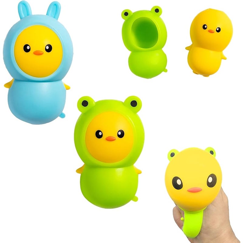 Cool Things Corp Squishy Dress Up Puffer Toys for Kids, 2-Pack Soft Squeeze Sensory Squishies with Cute Costume Designs, Stress Relief Fidget Toys for Party Favors, Classroom Prizes, Goodie Bags & Non-Candy Gifts - Image 1