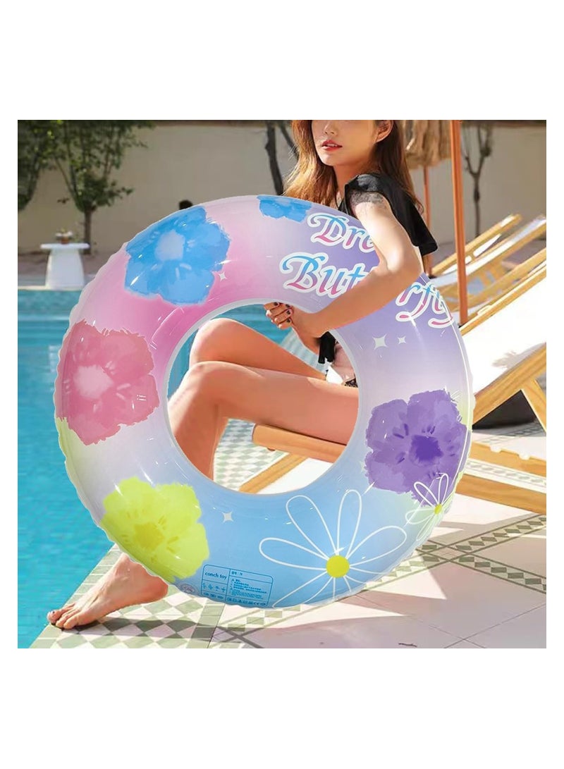 SYOSI Pool Inflatables Swim Ring for Kids, Cute Animal Rubber Ring, Pool Floats, Summer Outdoor Fun Beach Party Swim Ring Water Sport Gift for Boys Girls, Beach, Pool, Park, Lake, for 5-9 Years Old - Image 5