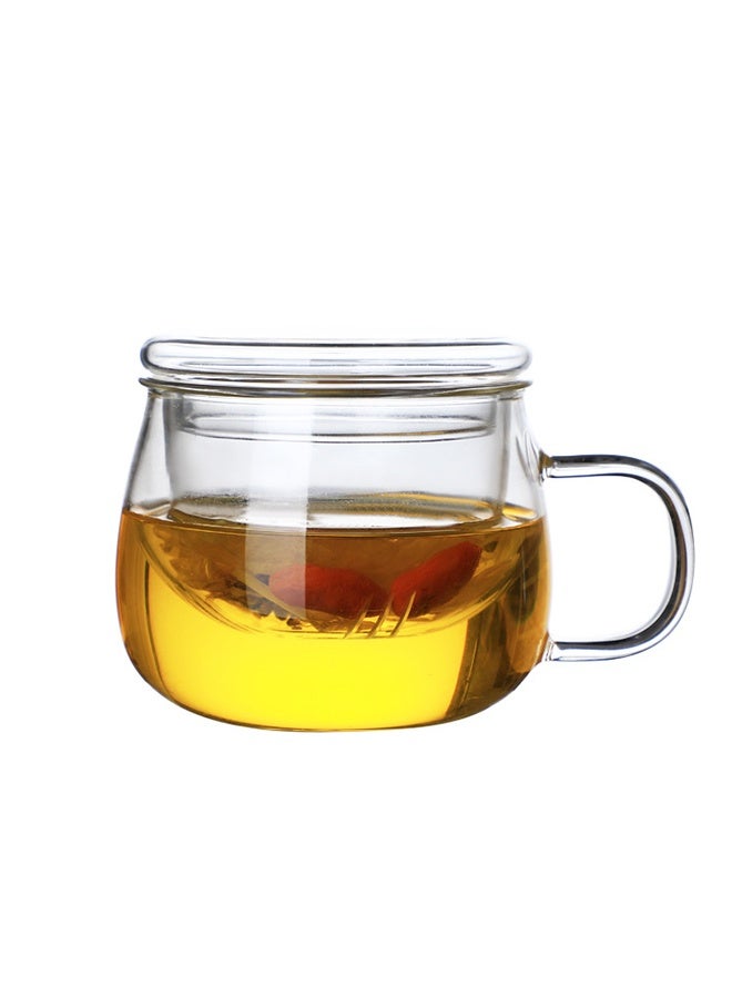 كأس الشاي الزجاجي مع رضع وليد، 12 كأس شاي زجاجي مع ستراينر، كوب شاي أوراق الشجر لواحد، أكواب شاي زجاجية بوروسيليكات خالية من الرصاص، مقاومة الحرارة، الميكروويف وغسالة الأطباق آمنة - Image 5