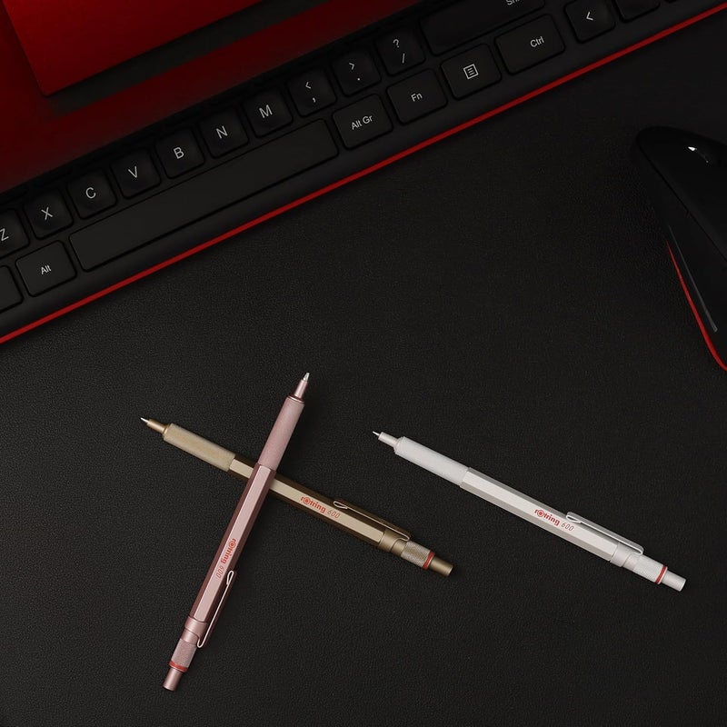 rOtring 600 Ballpoint Pen - Pearl White - Image 3