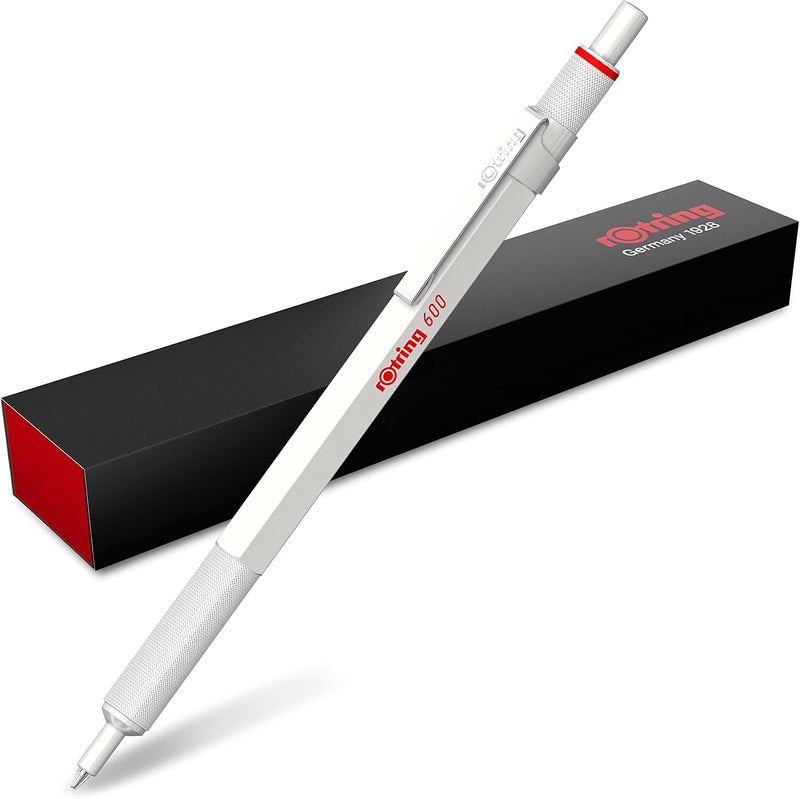 rOtring 600 Ballpoint Pen - Pearl White - Image 1