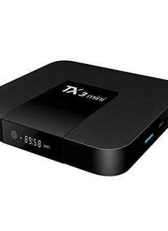 Android TV Box ، TX3 Mini Android 10.0 TV Box الأصلي 2GB RAM 16GB ROM رباعي النواة 64 بت يدعم WiFi 100M LAN Smart TV Box 4K 3D HDR IPTV Media Player