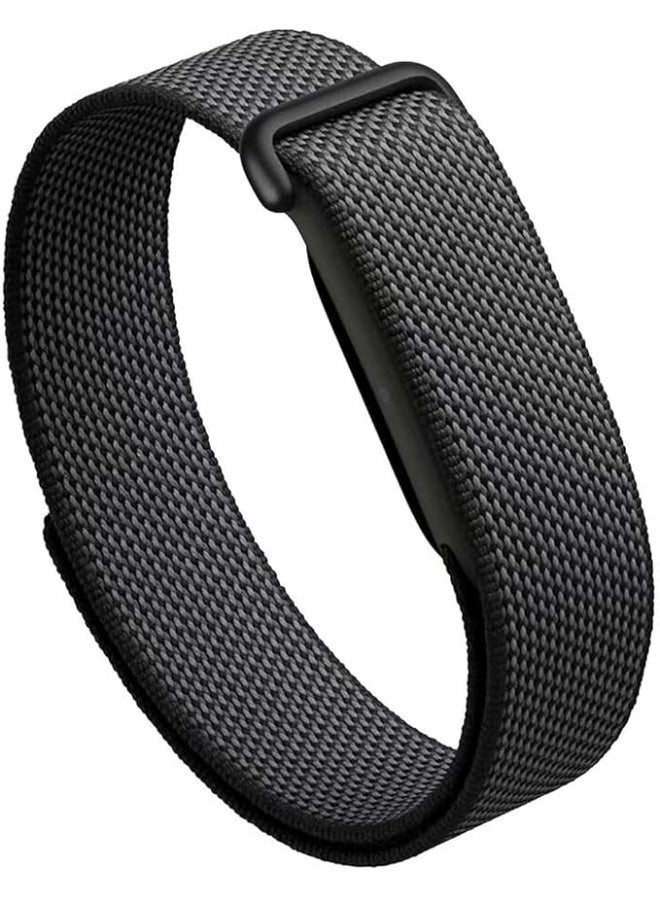 Nylon Sports Wristband Compatible with Google Fitbit Air & Screenless Trackers, Breathable Fitness Tracker Band with Stainless Steel Buckle - Image 1