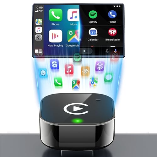 WATSABRO 2026 Upgraded 2-in-1 Wireless CarPlay Adapter for iPhone & Android Auto, Plug and Play, Convert Wired to Wireless, Fast Auto-Connect & No Latency, USB-A/USB-C for 98% Factory Wired Cars - Image 1