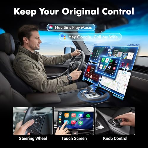 WATSABRO 2026 Upgraded 2-in-1 Wireless CarPlay Adapter for iPhone & Android Auto, Plug and Play, Convert Wired to Wireless, Fast Auto-Connect & No Latency, USB-A/USB-C for 98% Factory Wired Cars - Image 5
