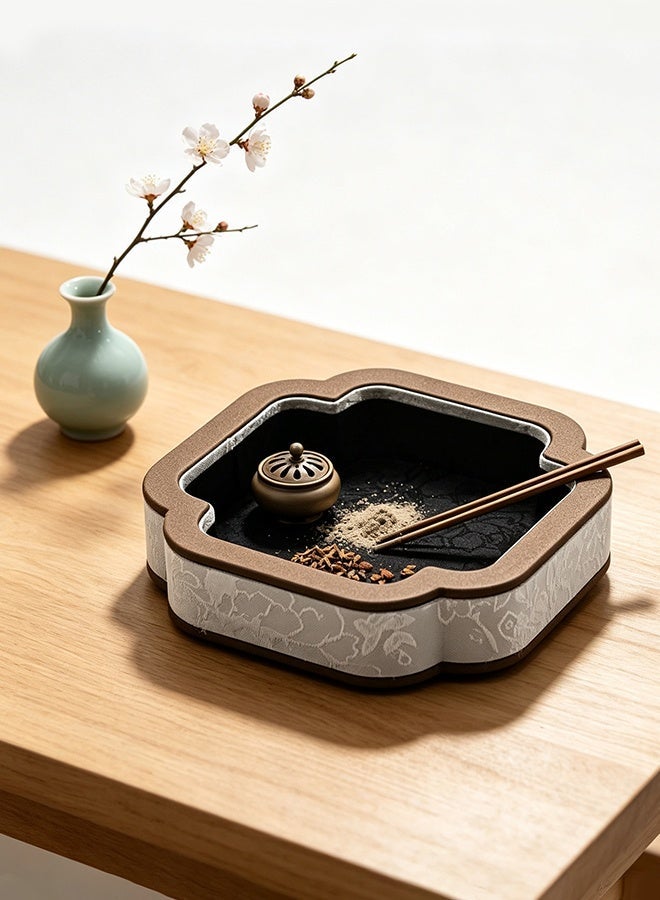 Luxury Chinese Vintage Jewelry Display Stand,Jewelry Storage Tray,Storage Boxes Multi-Function Countertop Showcase Tray for Ring, Bracelet & Earring,Jade - Image 4
