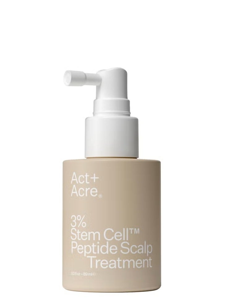 Act+Acre 3% Stem Cell Peptide H3-Grow+ Complex Scalp Treatment For Hair Thinning and Growth 89ml - Image 1
