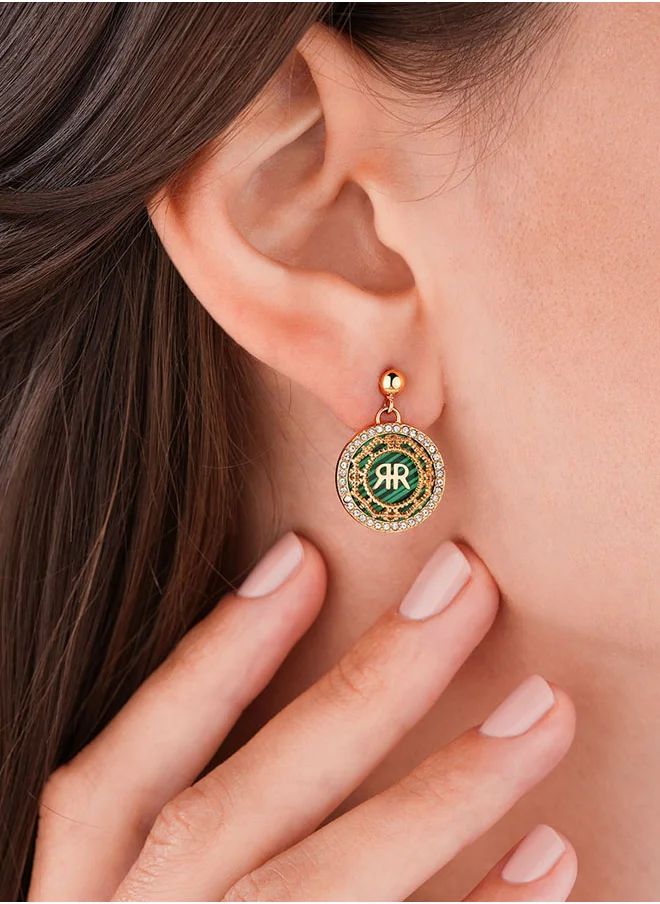 CERRUTI 1881 Arabesque.3 Gold Sophisticated and Timeless Earrings For Women