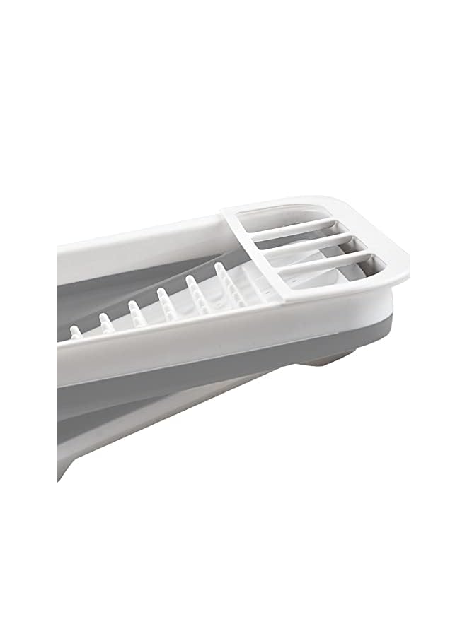 Zaboon Dish Storage Rack Dish Drainer Dinnerware Basket For Kitchen Counter Rv Campers Portable Dinnerware Organizer - Image 4