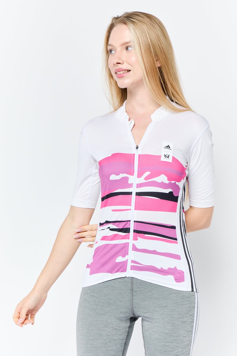 Adidas Adidas x Thebe Magugu Women Sportswear Fit Training Jersey, Multicolor  - Image 1