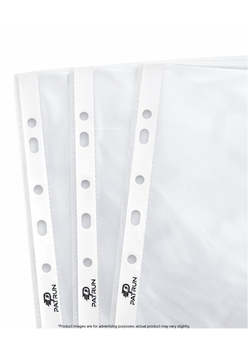 A4 Sheet Protectors 40 Micron 100 Pages Patrun - Image 2