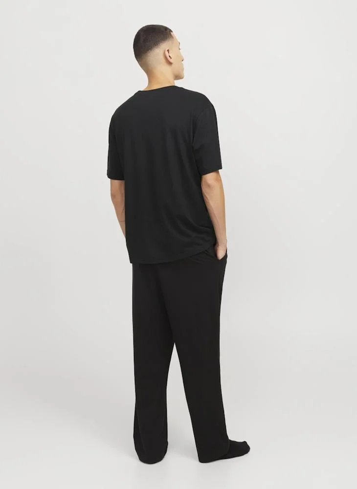 JACK & JONES Logo T-Shirt And Pants Set