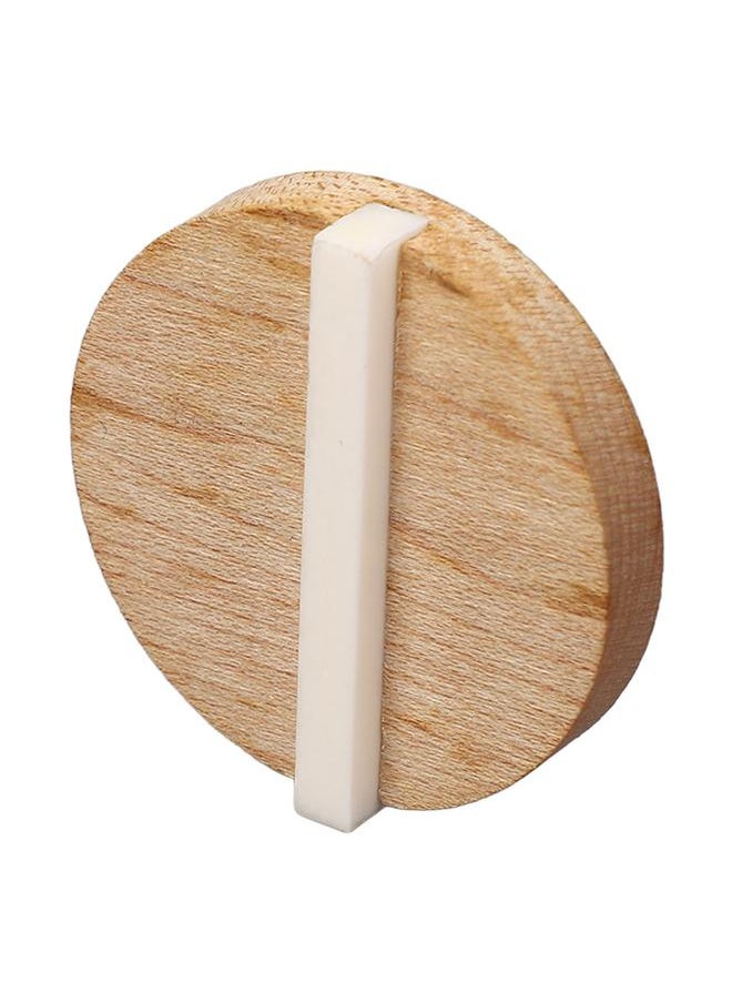 Thoraya - Guitar Resonator Biscuit Replacement Maple Wood Biscuit with Ox Bone Saddle for Single Cone Resonator GK999B - Image 1