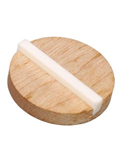 Thoraya Guitar Resonator Biscuit Replacement Maple Wood Biscuit with Ox Bone Saddle for Single Cone Resonator GK999B  - Image 3