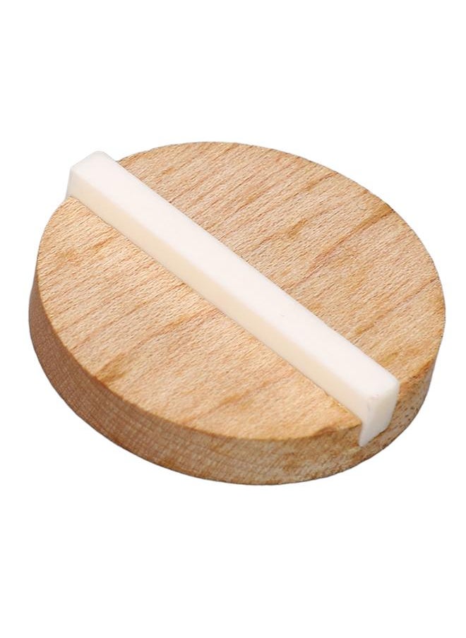 Thoraya - Guitar Resonator Biscuit Replacement Maple Wood Biscuit with Ox Bone Saddle for Single Cone Resonator GK999B - Image 1