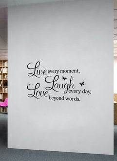 Spoil Your Wall Love Laugh Live Vinyl Quote  Wall Decal - Wall Arts Home Décor - Wall Sticker, 70x25 cm by Spoil Your Wall  - Image 2