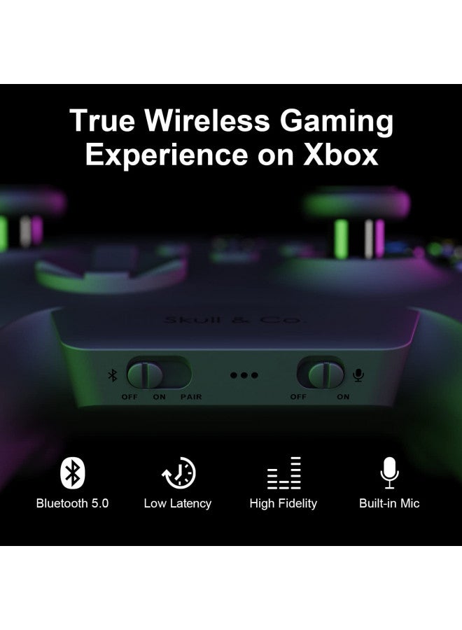 Skull & Co. AudioBox: Bluetooth 5.0 Wireless Audio Transmitter Adapter Low Latency for Xbox (XB1/XSX/XSS/Elite2) Controllers- Black - Image 1