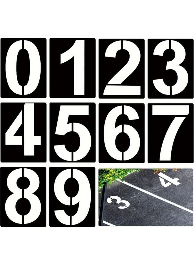 1 Set Large 15 Inch Reusable Number Stencils For Spray Painting - Image 1