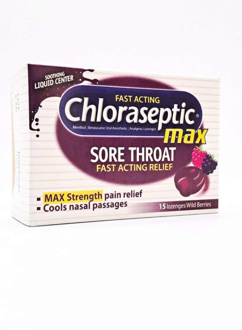 Chloraseptic Max Wildberies Lozenges 15'S