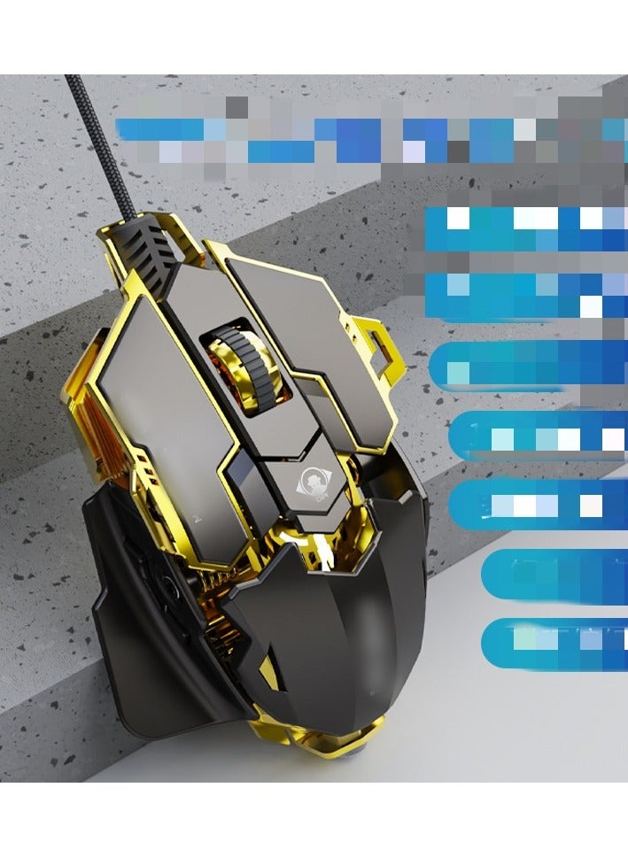 EBMINI New Frontier Esports Gaming Mechanical Silent Wired Mouse