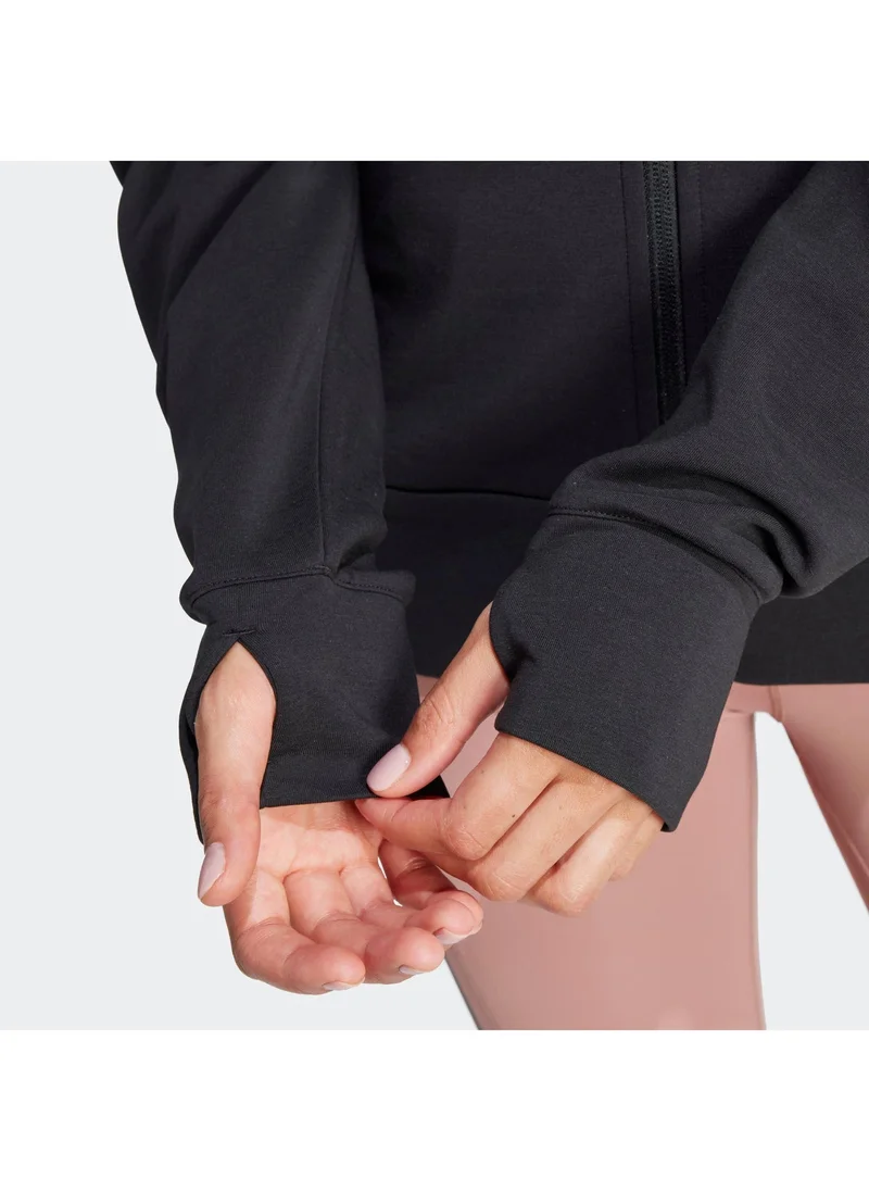Adidas D4T Workout Full Zip Hooded Sweatshirt