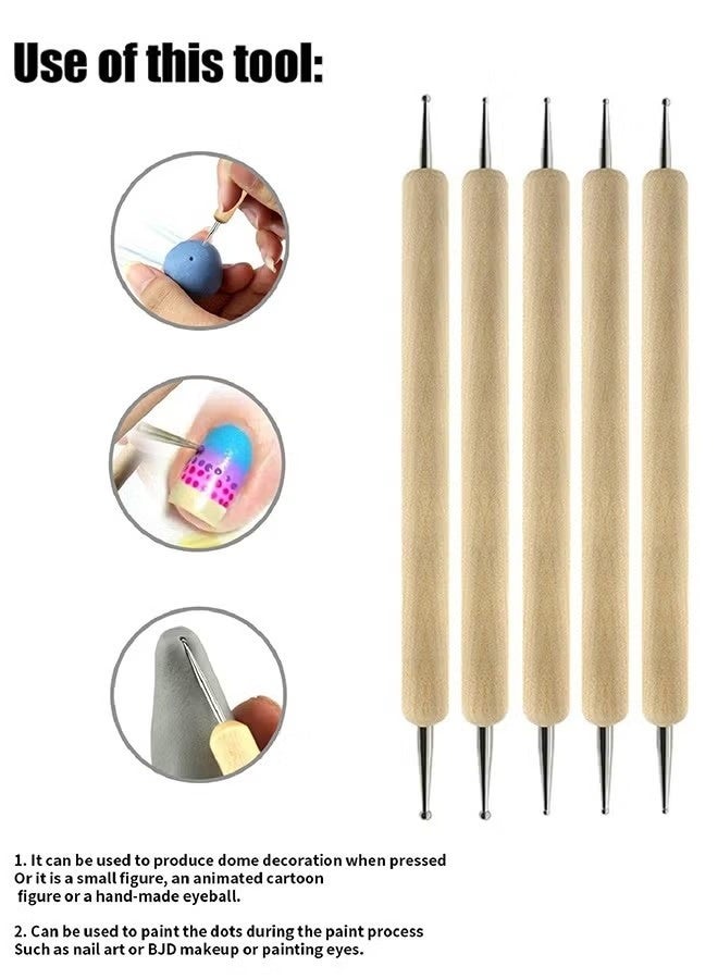 OMEVE Pottery Sculpting Tools 32PCS Ceramic Clay Carving Tools Set for Beginners Expert Art Crafts Kid's After School Pottery Classes Club Children Students - Image 5