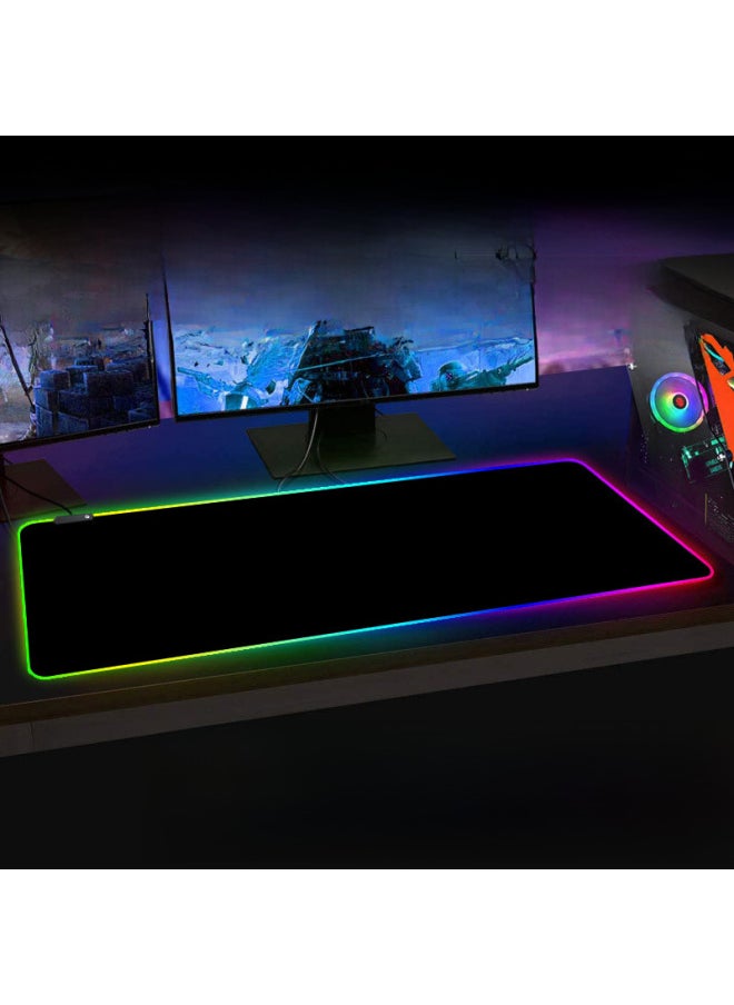 Generic - Rgb Glowing Extra Large Mouse Pad For Gaming Esports Chroma Computer Led Light Mouse Pad Digital Computer Accessories-Color:30*25*0.4cm-Pattern:ROG-9 - Image 1